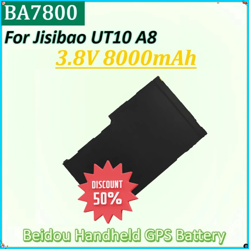 

3.8V 8000mAh for Jisibao UT10 A8 Beidou Handheld GPS Digital Batteries New BA7800 30.40Wh Battery