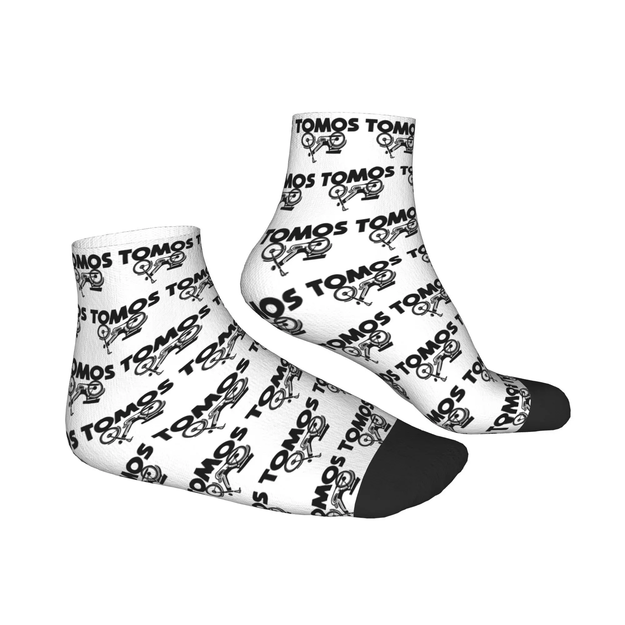 Calzini per ciclomotori Tomos per tutte le stagioni Calzini per equipaggio che assorbono il sudore Harajuku Calze alla moda per uomini e donne