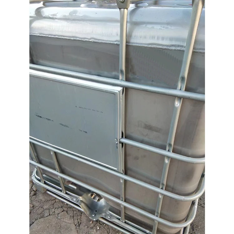 Competitive Price 500L 1000L 1200L 1500L Stainless Steel IBC tank for Water Milk or Chemical Storage