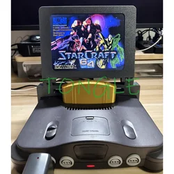 Screen only, 8 INCH 4:3 LCD N64 Game Console Portable Display, Foldable Mini Monitor with High Fidelity Stereo for NINT 64