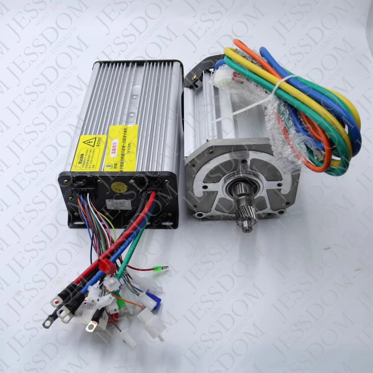 3000W Hairpin Flat Wire Motor 1200W-5000W PMSM 5500-6500RPM High Speed High Torque BLDC Motor for Electric Vehicle Car Scooter
