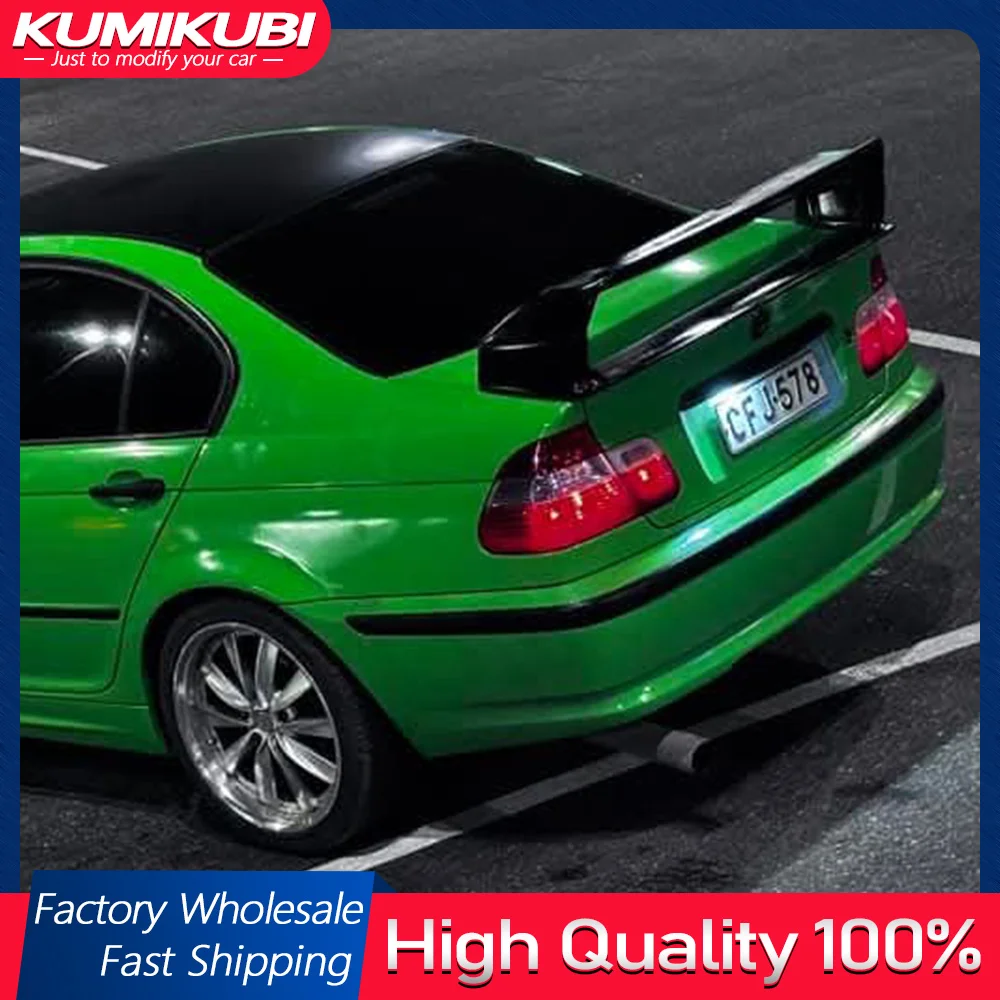 

For BMW 46 M3 Spoiler 1998-2006 BMW M3 Series Spoiler With Light ABS Plastic Materail Unpainted Spoiler for BMW E46 M3 Spoiler