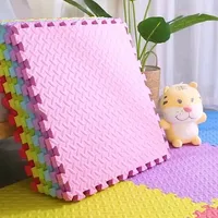 8/16pcs Pink Foam Play Mat, Interlocking Puzzle Carpet Floor Mat for Baby Crawling and Exercise Various Colors Available Toys