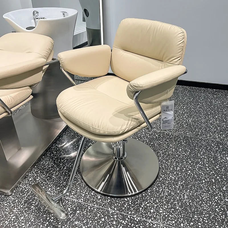 Professional Styling Barber Chair Pedicure Luxury Cosmetic Barber Chair Makeup Waiting Silla De Ruedas Commercial Furniture
