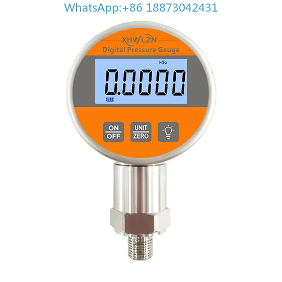 

60mm digital display earthquake-resistant digital electronic water pressure negative pressure barometer stainless steel XHP60