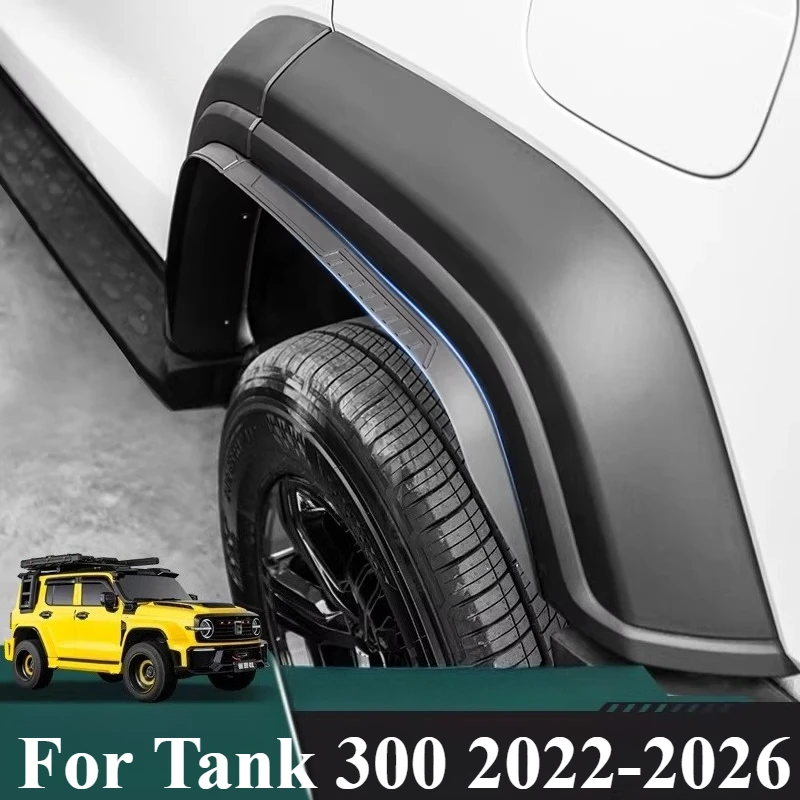

Car ABS Mudguard Lining Modification Rear Wheel Rear Door Mudguard Special Decorative Accessories For Tank 300 2022-2026