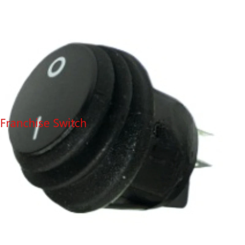 10PCS 20MM open hole waterproof boat type switch single pole  throw R13-112A8 10A UL CQC