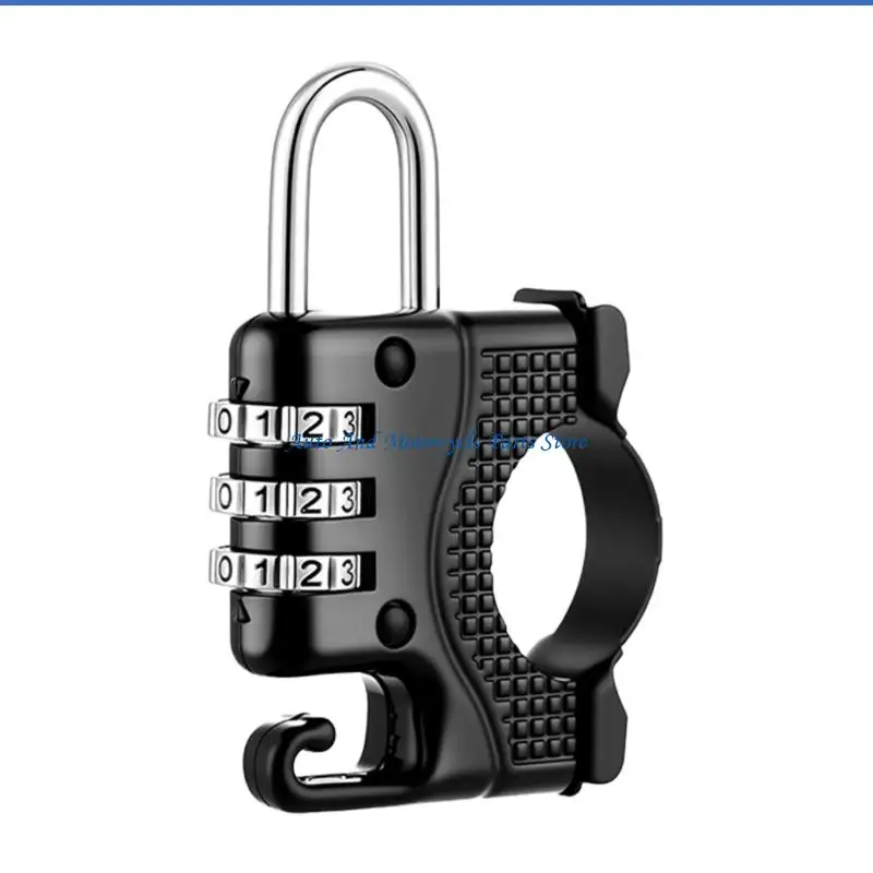 

P9FD Многофункциональный замок для шлема, крючок для хранения для мотоцикла, скутера, электрического велосипеда, безопасный