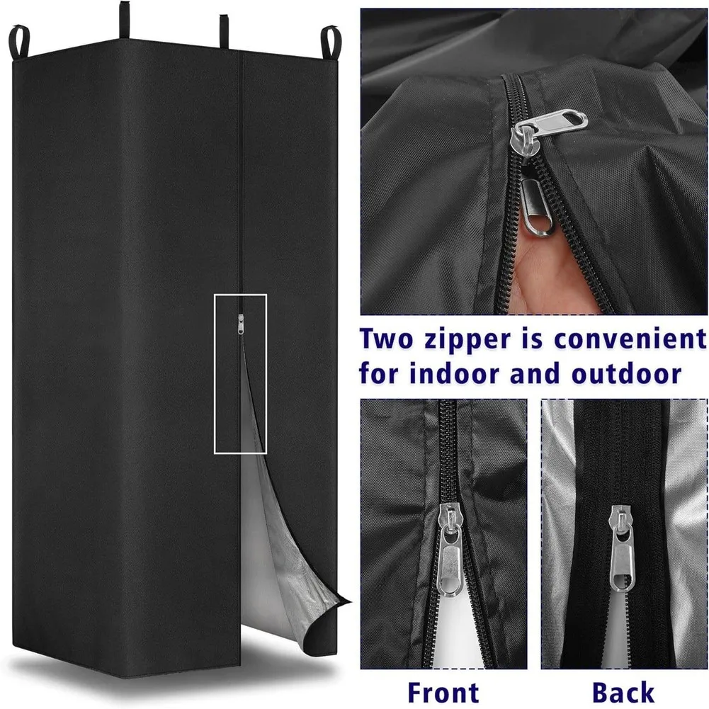 Camping Toilet Tent Portable Changing Room For Changing Clothes Outdoors Easy Assembly Structure Wind Resistant Frame