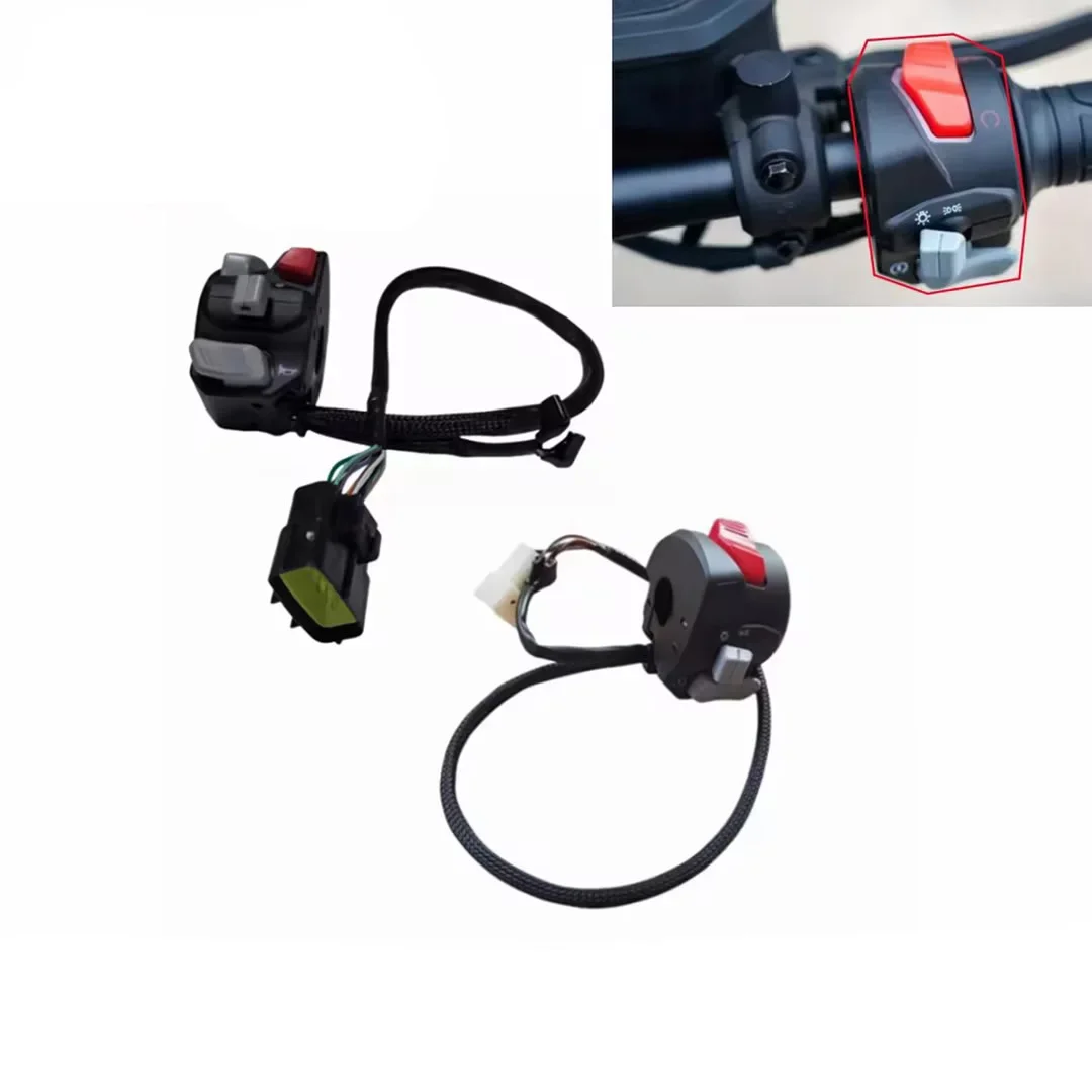 Left Right Handlebar Switch Assembly For BENDA ROCK 250, Ignition Button Horn Brake Lever, Motorcycle Original Replacement Parts