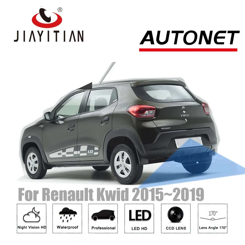 

JIAYITIAN For Renault Kwid 2015~2019 CCD reversing camera/OEM original Screen Adapter Cable Rear View Camera/kit backup