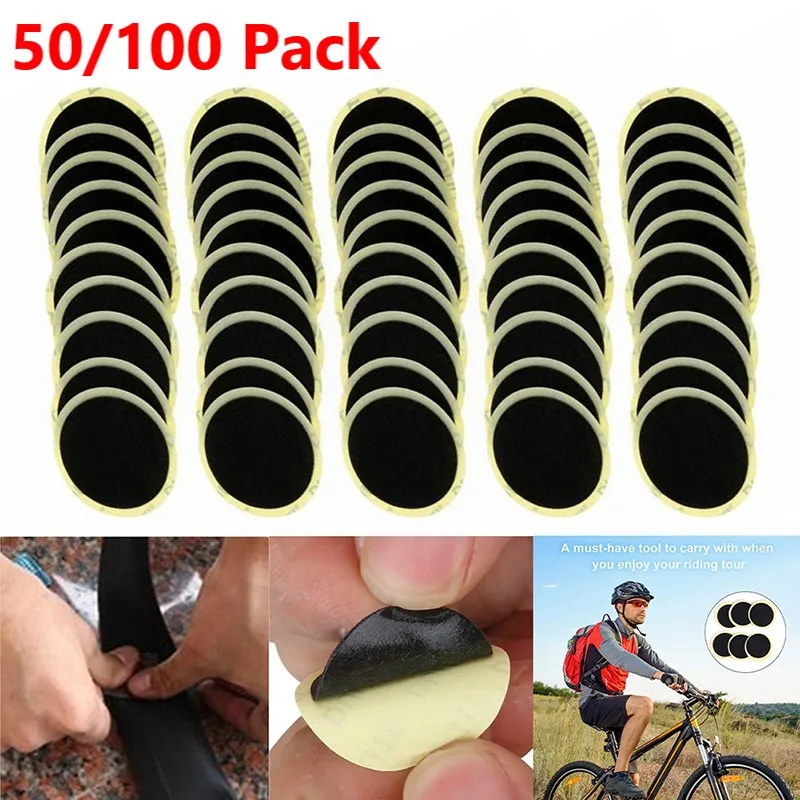 Bicycle Tire Repair Patch Glue-Free Adhesive Quick Repairing Tyre Protection Patch For MTB Road Bike Inner Tube Repair Pads