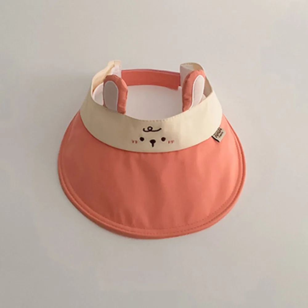 

Soft Breathable Baby Sun Hat Anti UV Quick-dry Kids Empty Top Cap Korean Style Animal Children Sunshade Hat Infant