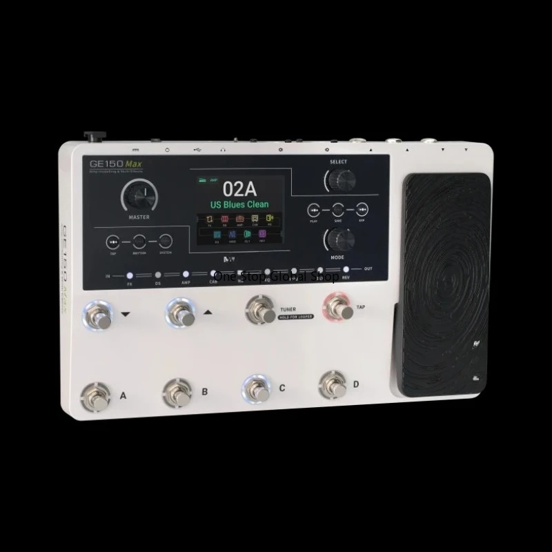

GE150 MAX Amp Modelling & Multi Effects with 3.5-inch LCD Color Display and 8-footswitch Color