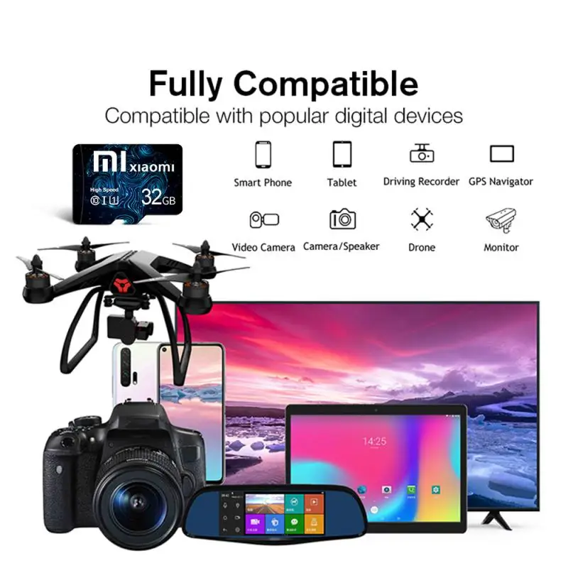 Карта памяти Xiaomi, 128 ГБ, SD/TF флэш-карта, мини SD-карты, 1 ТБ, 512 ГБ, Micro TF SD-карта, 256 ГБ для телефонов, Ps5, дронов, камер Ps4