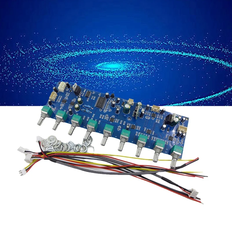 Tone Module M65831 T62M0001A Karaoke Reverb Board Preamp Board High Bass Adjustment DC 12V Power Supply Board Module