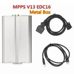 2024 New MPPS V13 EDC16 Metal Box ECU Chip Tuning Tool Remap K+CAN Flasher MPPS V13