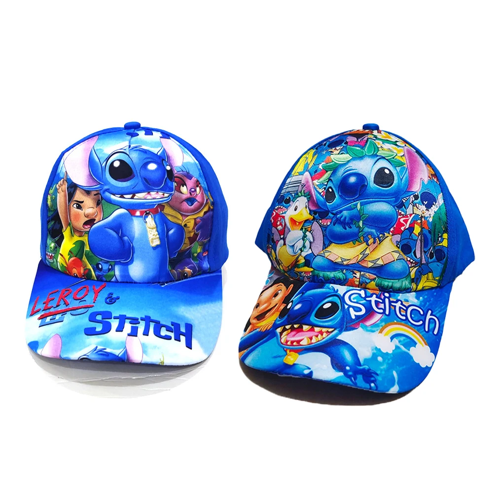 Cartoon Stitch Baseball Caps Kinderen Leuke Cosplay Pet Outdoor Reizen Verstelbare Zonnebrandcrème Hoed Jongens Meisjes Verjaardagscadeautjes