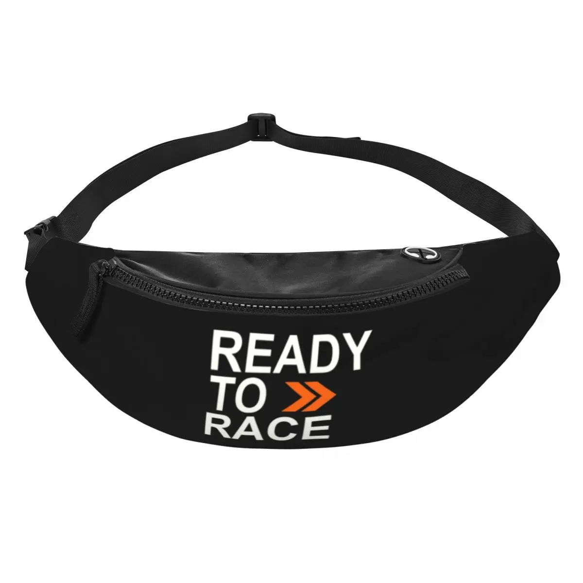 Ready To Race Car Motorcycle Fanny Pack Women Men Custom Crossbody Waist Bag for Travel Hiking Phone Money Pouch