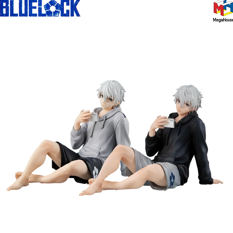 BLUE LOCK Actiefiguren Nagi Seishiro Anime Figuur Zittend Beeldje PVC Collectible Model Kinderen Pop Speelgoed Geschenken