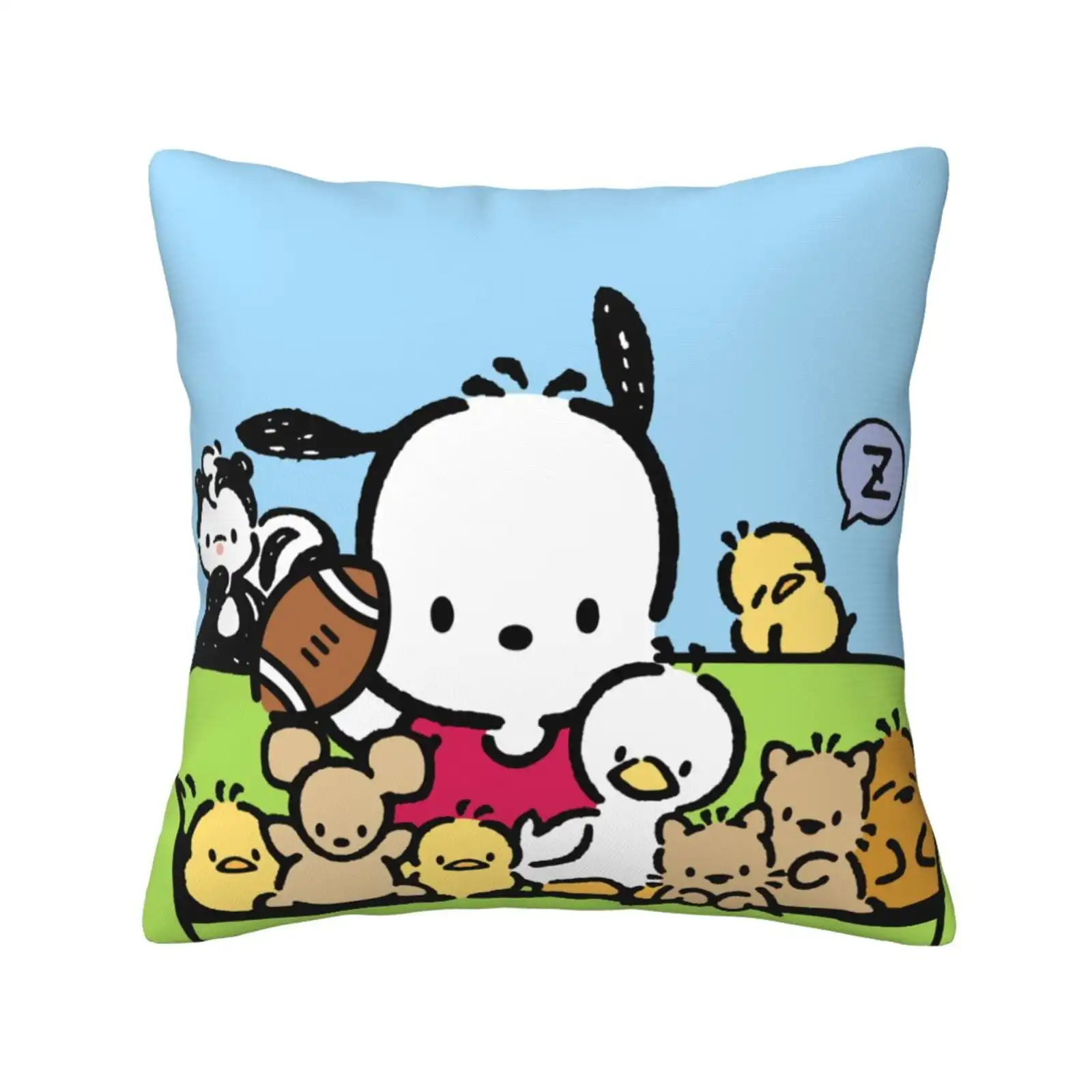 Sanrio Pochacco Kissen bezüge 12 "x 12" dekorative weiche Kissen bezüge Wohnkultur Wohnzimmer Kissen bezüge für Bett Couch Auto