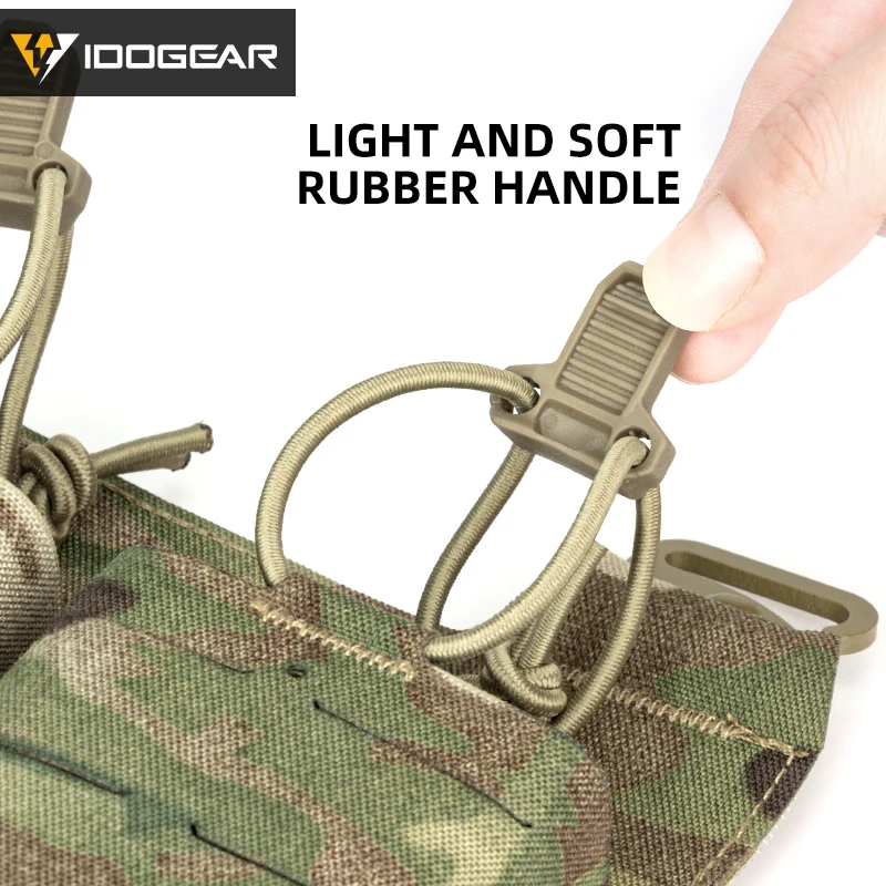 IDOGEAR Tactical KTAR 556 Pouch 500D Nylon Rapid Attach Detach Slickster Chesty Rig FCPC 35100