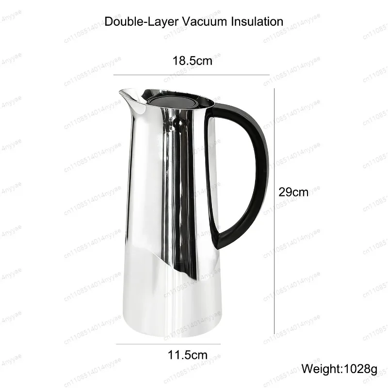 Family-Size Insulated Thermos 3.0L | 304 Stainless Steel Hot Water Dispenser, Leak-Proof & Easy-Pour, for Home, Office & Camping
