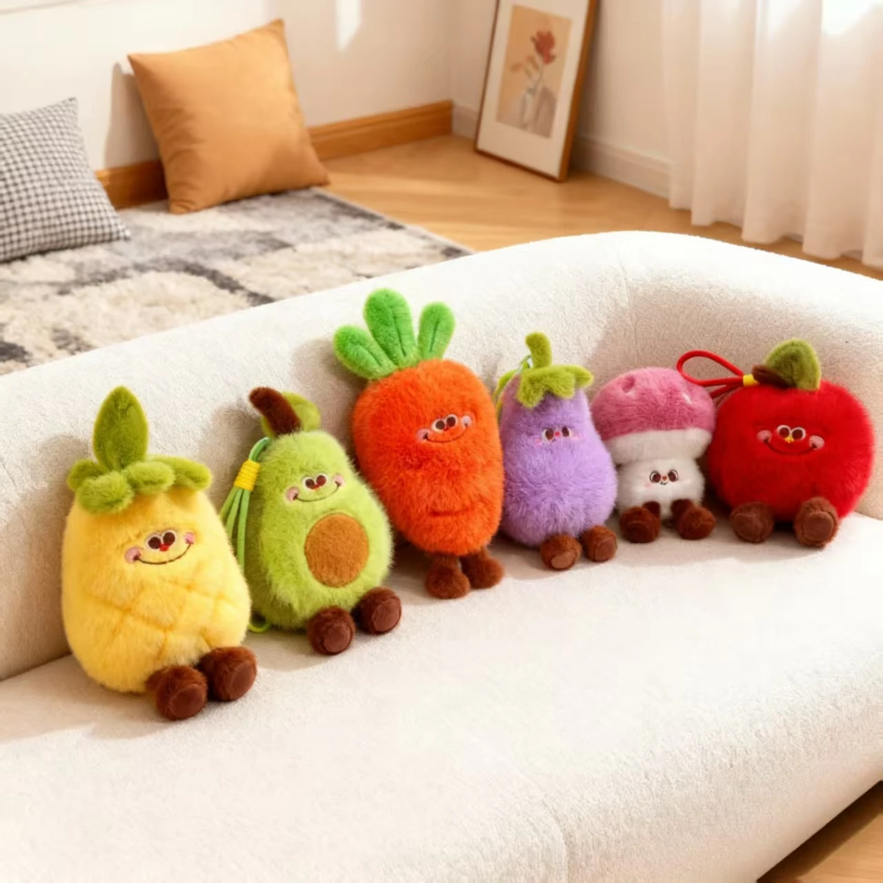 

Cute and Fresh New Vegetable and Fruit Plush Doll, Adorable High-Quality Pendant, Soft and Cuddly Gift