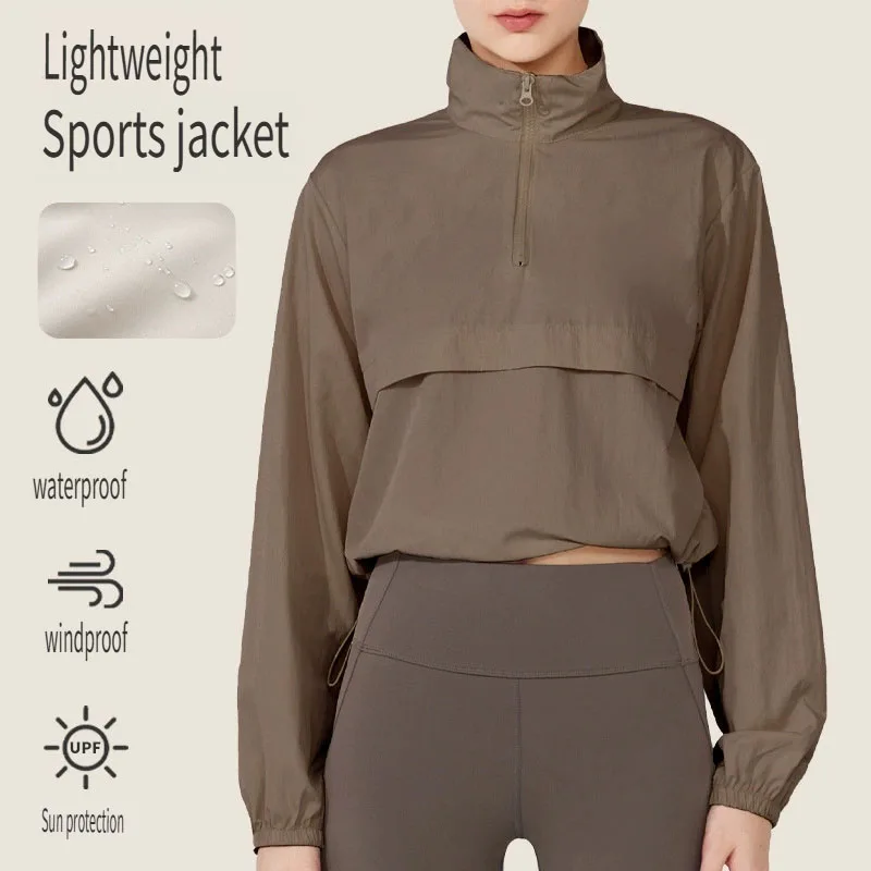 Jaqueta esportiva feminina slim fit