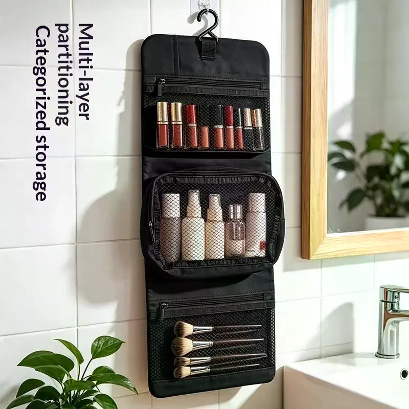 Foldable Detachable Toiletry Bag Large Capacity Hook Men Business Trip Women Travel Cosmetic Bag