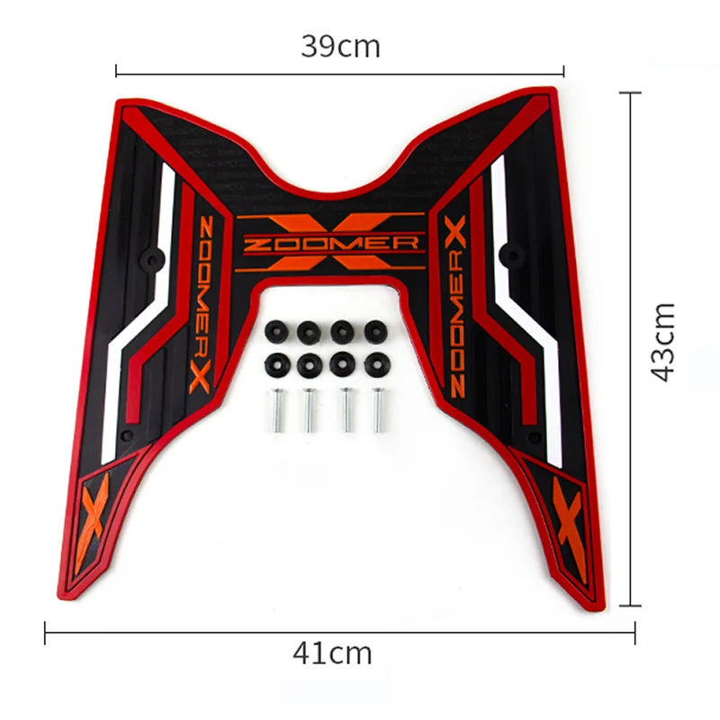 Motorcycle Mats Pedal Feet Cushion Pads Care Pad Insoles For Honda ZOOMER-X Scooter Heel Foot Anti-scratch Floor Mat Carpet