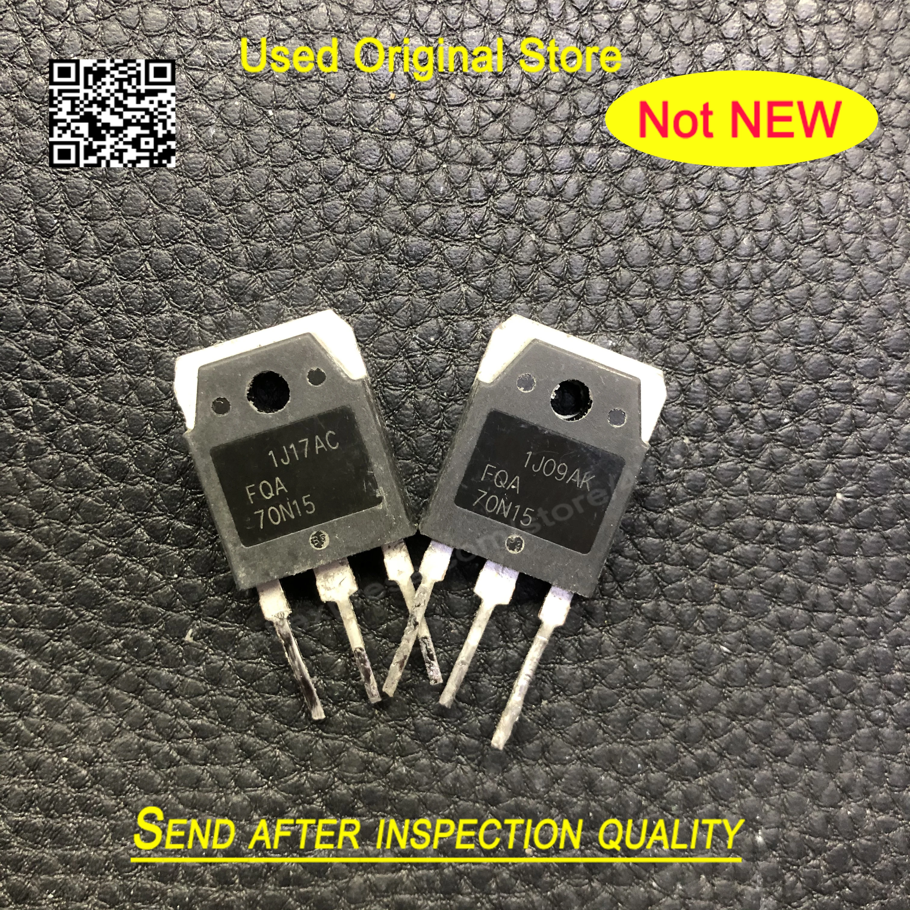 Used original 10pcs FQA24N50 FQA24N50F FQA24N60 24N60 FQA70N15 70N15 FQA36P15 36P15 SSH70N10A FQA65N20 FQA70N20 TO-3P image 3