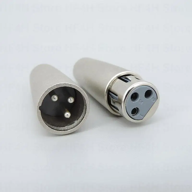 1/3pcs RCA Female Audio Adapter socket to 3pin core XLR Female male To converter cable speaker Connector For Microphone