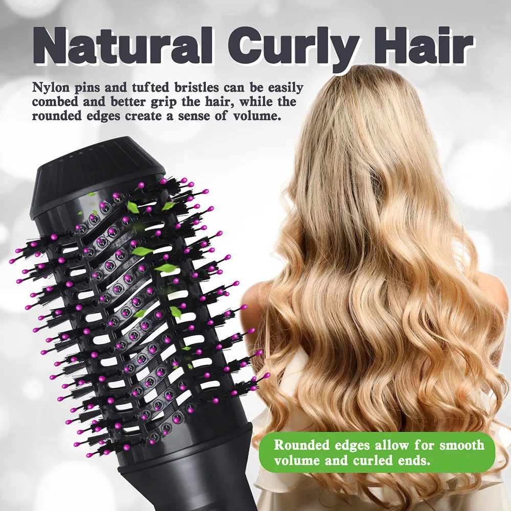 One Step Hot rozpylacz suszarka do włosów szczotki profesjonalne 4 w 1 lokówka prosto elektryczne Blowdryer Wind Roller Styling Tools