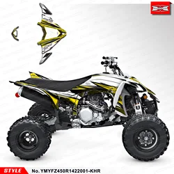 KUNGFU GRAPHICS Full ATV decalcomanie Stickers Kit car Wrap per YFZ450R 2014 2015 2016 2017 2018 2019 2020 2021 2022