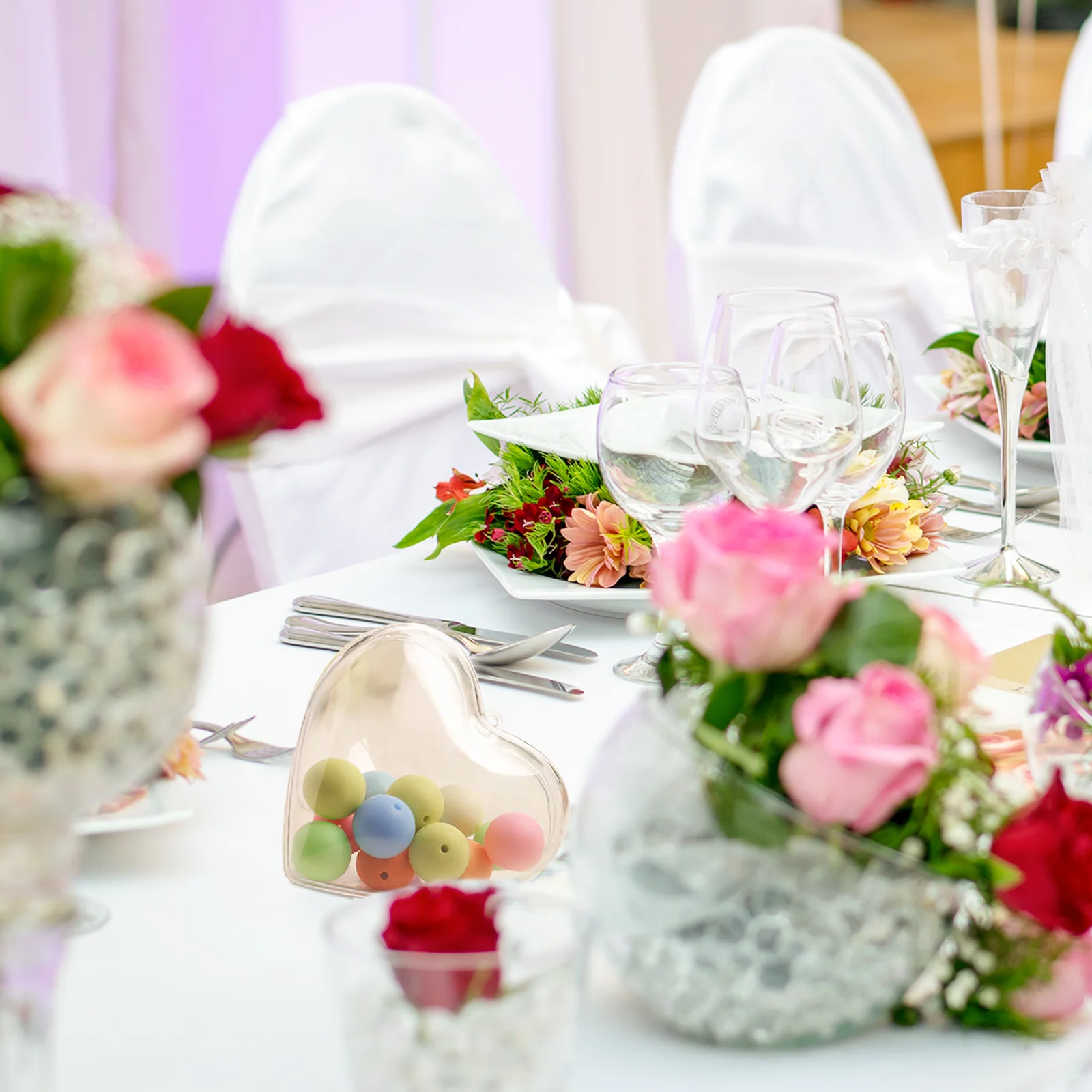 

5 PCS Christmas Gift Boxes Storage Case Chocolate Candy Cases Container Sweet Xmas