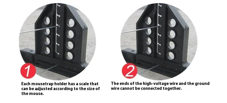 ERC-D6 Elektronische Mausefalle Elektrische Mäusefalle Automatische Hochspannungs-Mausefalle 2500V 180-240V – Detail 36