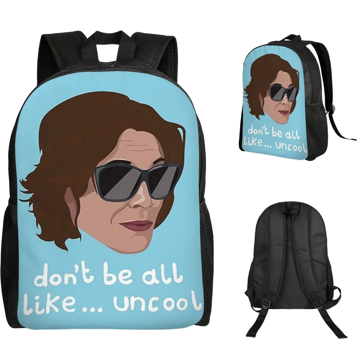 Luann - Real Housewives Rhony Don't Be All Like Uncool Mochila para estudiantes Mochila escolar Mochila de viaje para senderismo Mochila Bolsos de hombro