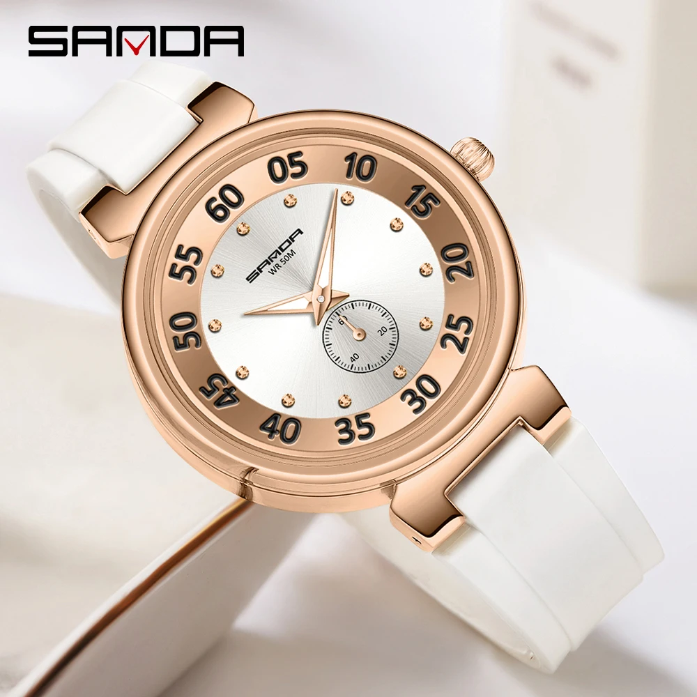 

SANDA New Men Quartz Sports Watch Fashion Casual Mens Clock Chronograph Luminous Finger 50M Waterproof Relogio Masculino 3212