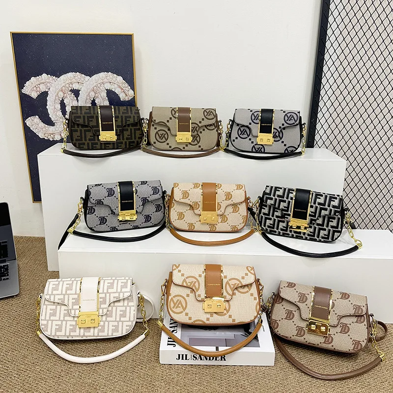 

2025 New Women's Single - Shoulder & Crossbody Bag - Premium Texture, Retro Underarm Style, Floral Print
