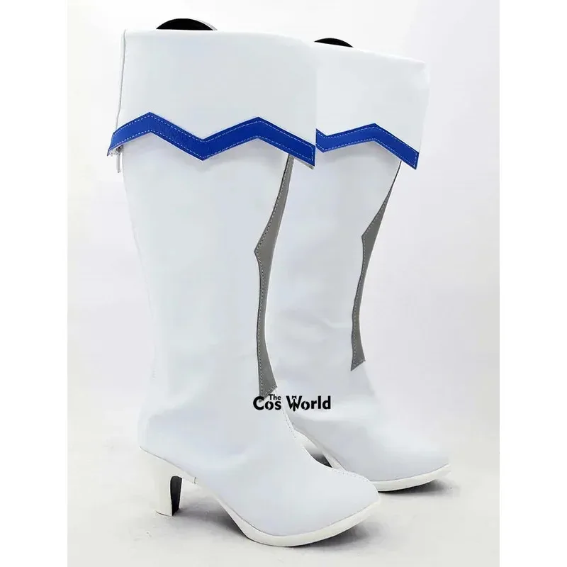 

qq 123Sword Art Online ALO Юки Асуна Аниме Настроить Косплей Туфли на высоком каблуке Сапоги