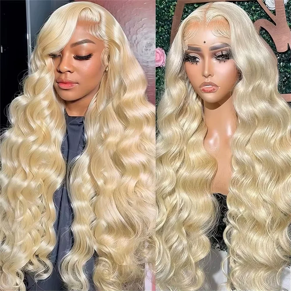 613 Body Wave HD Lace Frontal Wig 13x6 Human Hair Wigs Brazilian 613 Blonde Wig 13x4 Blonde Lace Front Wig 100% Human Hair