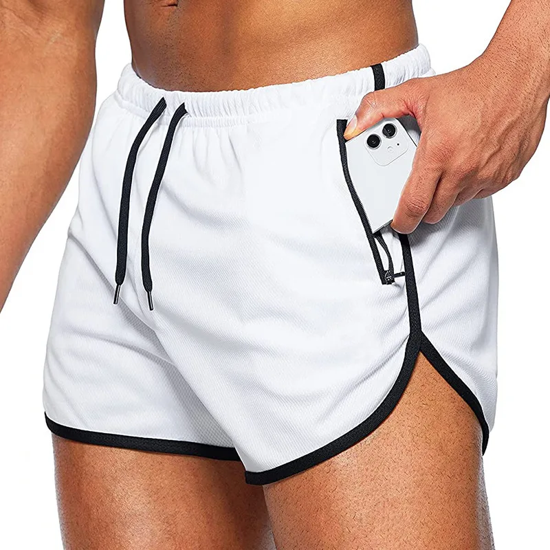 Summer Quick Dry Men\'s Sports Running Shorts Fitness Beach Short Pants Sportswear Gym Training Workout Shorts Compression Shorts