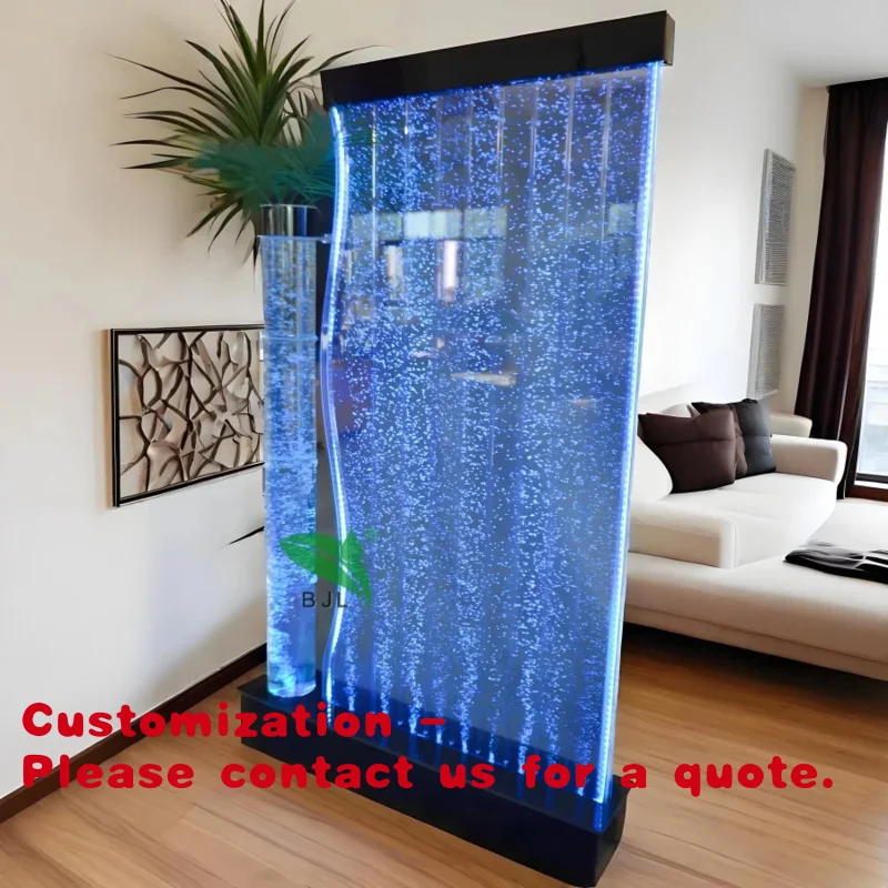 custom.Wedding Decoration Color Changing Led Glowing Acrylic Bubble Wall Backdrop with Tree