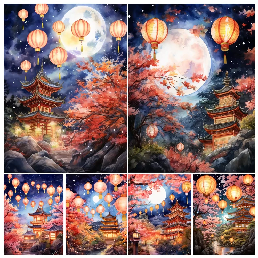 Architectural Lantern Landscape Jigsaw Puzzles 500/1000/1200/2000PCS Wall Decor for Game Room or Living Room Home Decor Gift