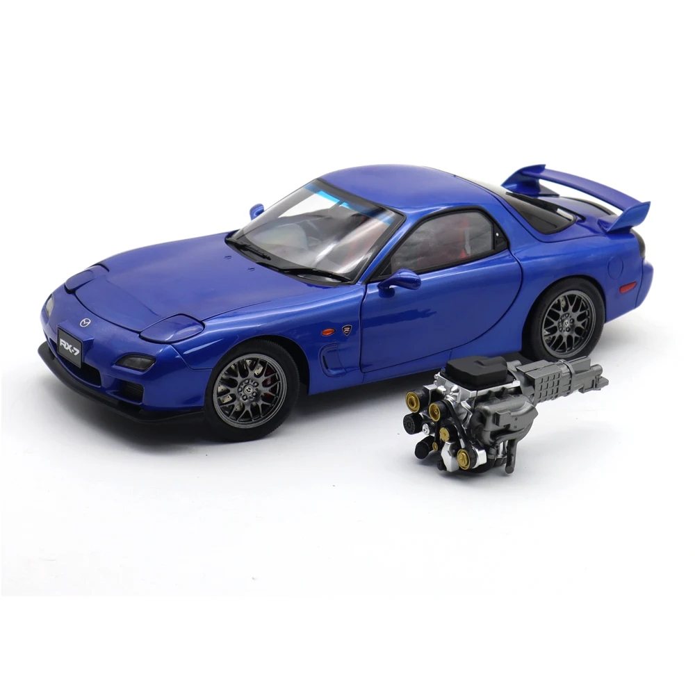 1/18 RX-7 RX 7 Spirit R Polar Master Diecast Model Toy Car Gifts For Father Friends