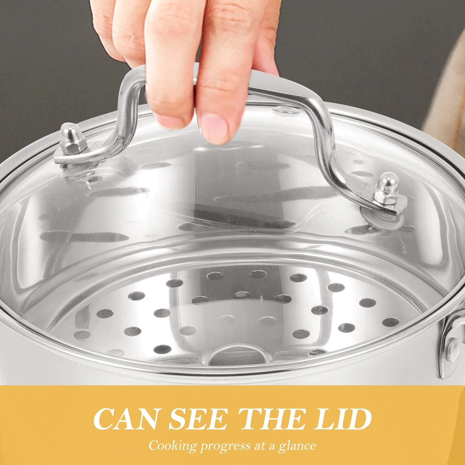 

1 комплект, горшок для молока из нержавеющей стали, сковорода для приготовления пищи на пару, кастрюля для еды, бытовая кухонная утварь, кастрюля для тушения, дополнительная