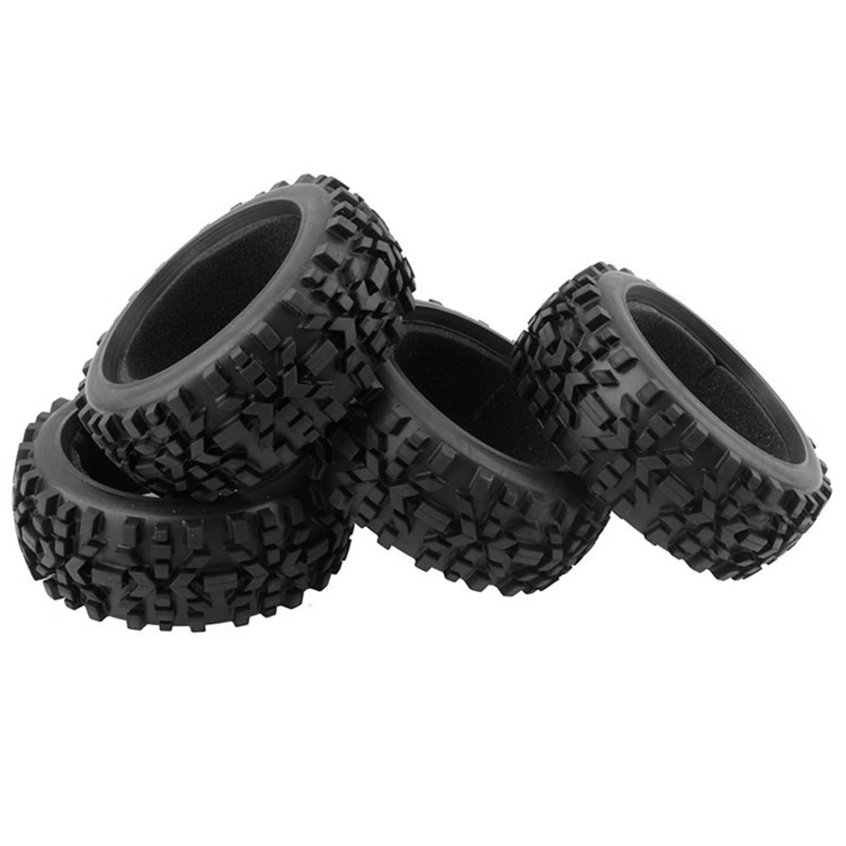 ABXE-8Pc RC Buggy Wheels And Tyres With Hex 17Mm Wheels Rims 1/8 Scale Off-Road Car For 1:8 RC On-Road Buggy Car