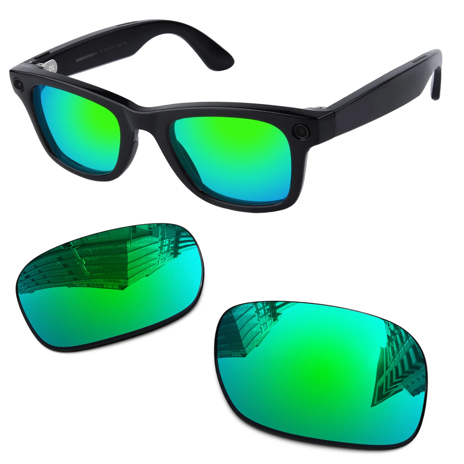 

Nexpolarised Polarized Replacement Lenses Compatible with Ray-Ban Meta Wayfarer RW4006 50mm RW4006-50 Sunglasses -Multiple Color