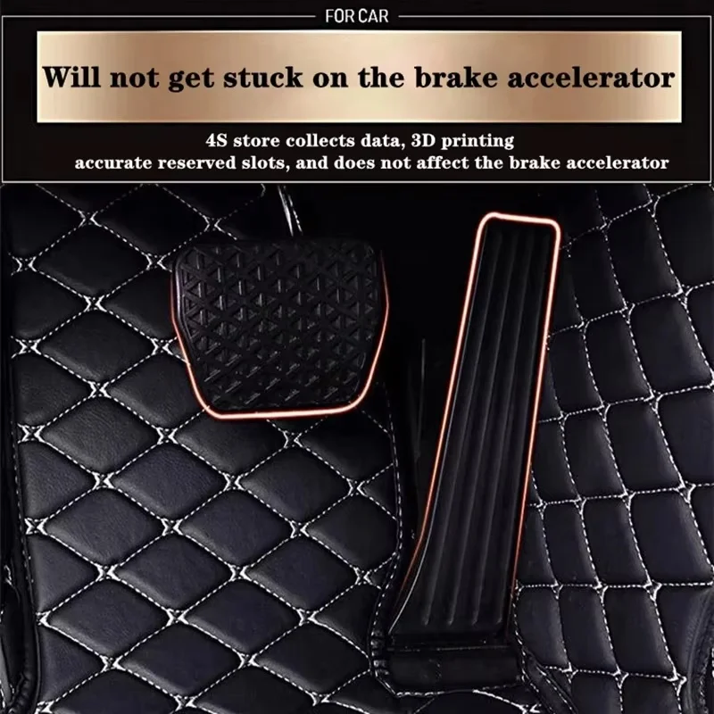Full Coverage Car Floor Mats For Mercedes Benz E-CLASS W212 W213 2009‑2023 E200-E500 Waterproof Durable Auto Carpets Liners view 3